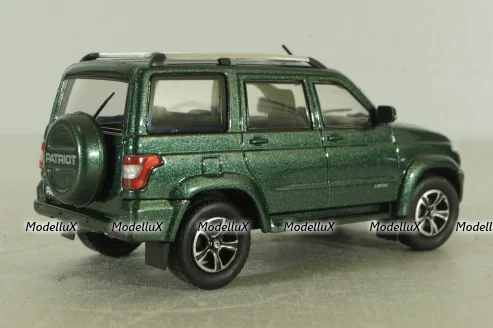 Уаз Patriot (УАЗ-3163) зеленый , Автолегенды СССР №283, DeAgostini 1:43