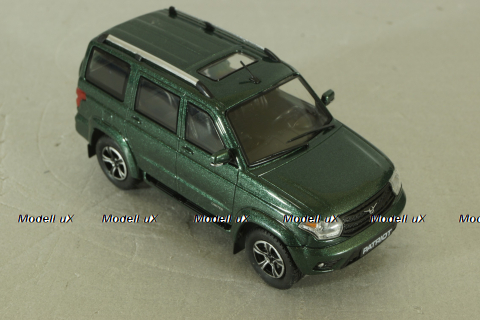 Уаз Patriot (УАЗ-3163) зеленый , Автолегенды СССР №283, DeAgostini 1:43