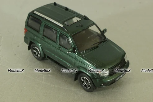 Уаз Patriot (УАЗ-3163) зеленый , Автолегенды СССР №283, DeAgostini 1:43