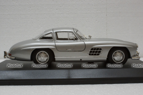 Mercedes 300SL W198, 1955, Silver, 110037210, Minichamps 1:18