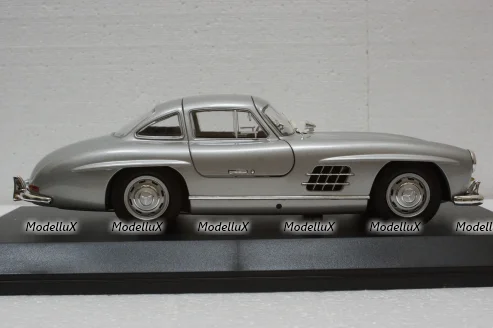 Mercedes 300SL W198, 1955, Silver, 110037210, Minichamps 1:18