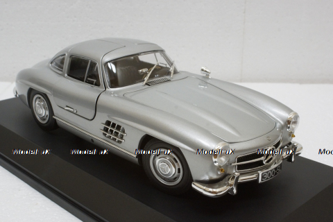 Mercedes 300SL W198, 1955, Silver, 110037210, Minichamps 1:18