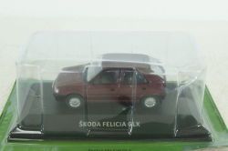Skoda Felicia dark red, KALEIDOSKOP SKODA (DeAgostini) 1:43