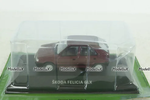 Skoda Felicia dark red, KALEIDOSKOP SKODA (DeAgostini) 1:43