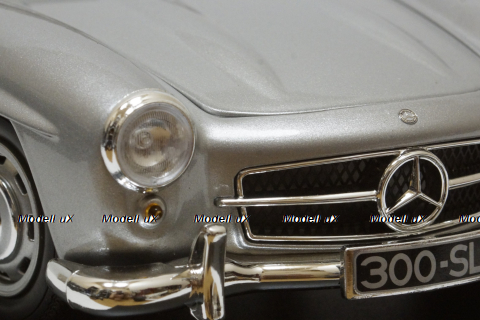 Mercedes 300SL W198, 1955, Silver, 110037210, Minichamps 1:18