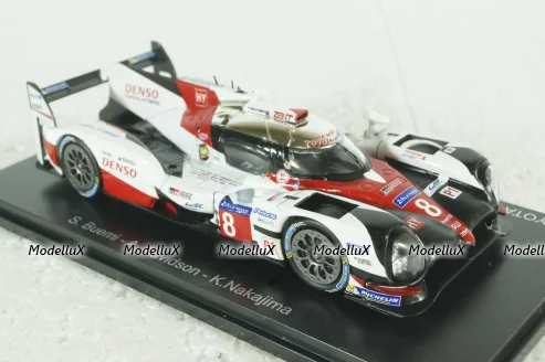 Toyota TS050 Hybrid #8 8th 24h LeMans 2017 Buemi, Davidson, Nakajima, Spark 1:43