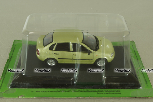 Ваз-1118 Калина 2004, Lada Kalina, Автолегенды, новая эпоха №25, Deagostini 1:43