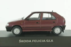 Skoda Felicia dark red, KALEIDOSKOP SKODA (DeAgostini) 1:43