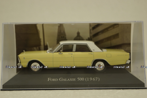 Ford Galaxie 500, yellow/white, 1967, Altaya 1:43