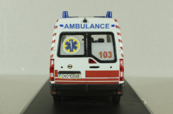 Nissan NV400 Van, Медична допомога, білий, SAL006, Salah43 1:43 