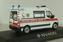 Nissan NV400 Van, Медична допомога, білий, SAL006, Salah43 1:43 