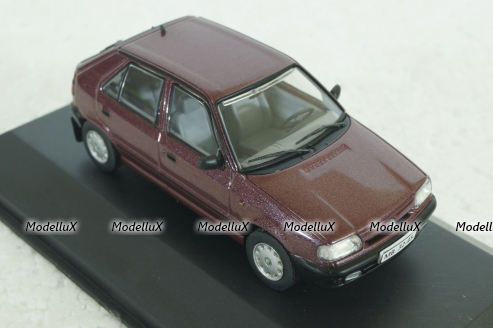 Skoda Felicia dark red, KALEIDOSKOP SKODA (DeAgostini) 1:43