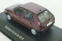 Skoda Felicia dark red, KALEIDOSKOP SKODA (DeAgostini) 1:43