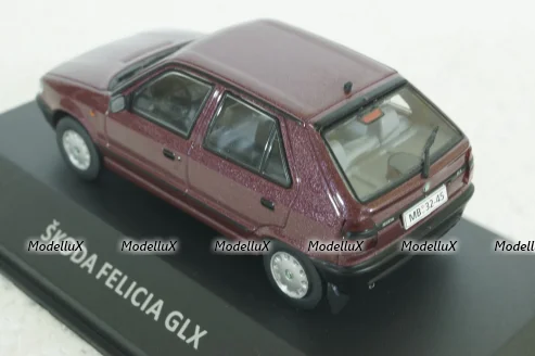 Skoda Felicia dark red, KALEIDOSKOP SKODA (DeAgostini) 1:43