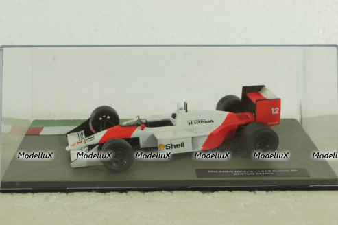 McLaren MP4/4 Ayrton Senna, British GP 1988, white/red, Altaya 1:43