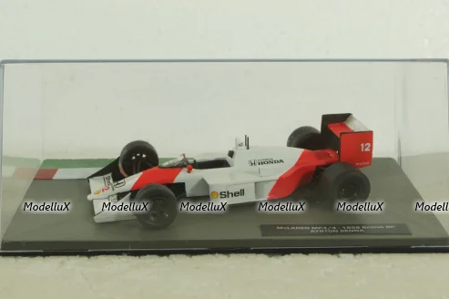 McLaren MP4/4 Ayrton Senna, British GP 1988, white/red, Altaya 1:43