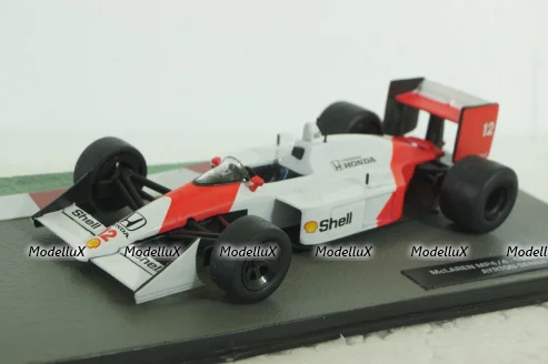 McLaren MP4/4 Ayrton Senna, British GP 1988, white/red, Altaya 1:43