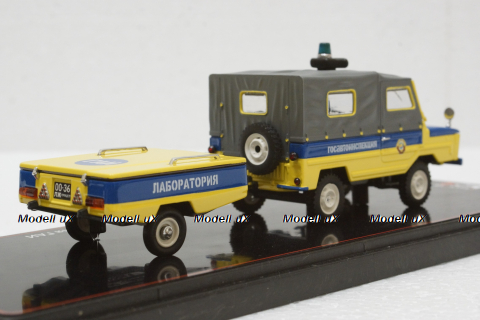 Луаз-969М Милиция с прицепом Скиф-2М, TruckTyr 1:43