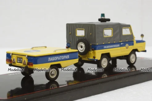 Луаз-969М Милиция с прицепом Скиф-2М, TruckTyr 1:43