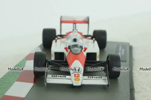 McLaren MP4/4 Ayrton Senna, British GP 1988, white/red, Altaya 1:43