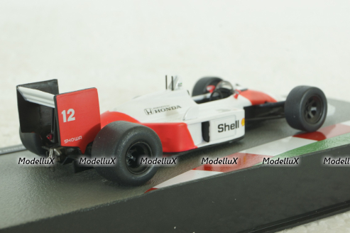 McLaren MP4/4 Ayrton Senna, British GP 1988, white/red, Altaya 1:43
