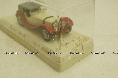Jaguar SS100, beige/red, 4002, Solido 1:43