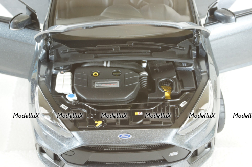 Ford Focus RS, 2016, grey, 72954, AutoArt 1:18