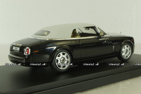 Rolls Royce Phantom Drophead Coupe, diamond black 2007, 05532DBK, Kyosho 1:43