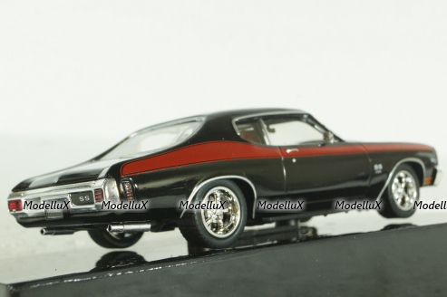 Chevrolet Chevelle SS  1970 black/red, CLC477N.22, IXO 1:43 