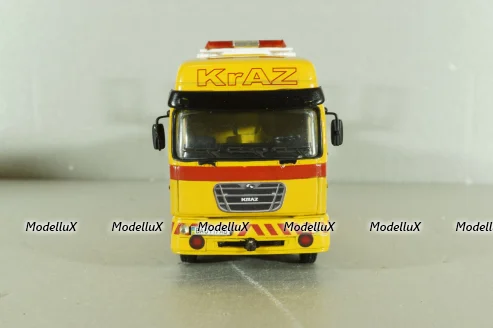Краз-7133 эвакуатор, желтый, SAL001, Salah43 1:43