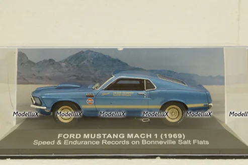 Ford Mustang Mach 1 Bonneville Salt Flats 1969, Ford Mustang Collection №9 1:43