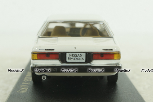 Nissan Silvia ZSE X 1979, white, Nissan collection vol.6, NC006, Hachette 1:43
