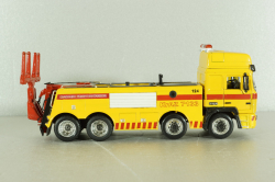 Краз-7133 эвакуатор, желтый, SAL001, Salah43 1:43