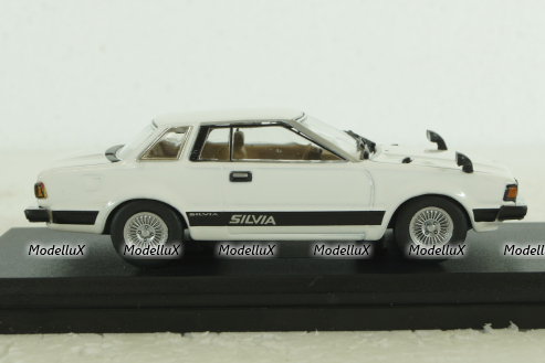 Nissan Silvia ZSE X 1979, white, Nissan collection vol.6, NC006, Hachette 1:43