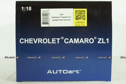 Chevrolet Camaro ZL1, 2017, red, 71208, AutoArt 1:18