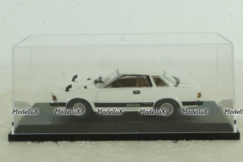 Nissan Silvia ZSE X 1979, white, Nissan collection vol.6, NC006, Hachette 1:43