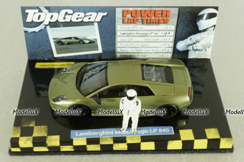 Lamborghini Murcielago LP640 2006 with figuren Stig, Top Gear, 519431032, Minichamps 1:43