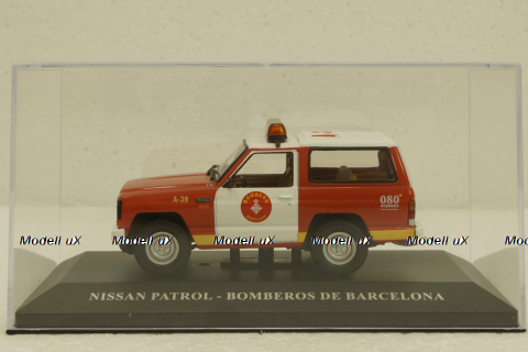 Nissan Patrol Barcelona bomb squad, fire engine,  1994, Altaya 1:43