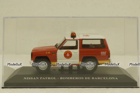 Nissan Patrol Barcelona bomb squad, fire engine,  1994, Altaya 1:43