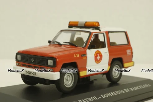 Nissan Patrol Barcelona bomb squad, fire engine,  1994, Altaya 1:43