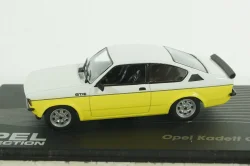 Opel Kadett C GT/E 1977 white/yellow, OPC010, Opel Collection #10 1:43