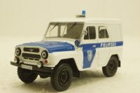 Уаз-469, Politsei, Полицейские Машины Мира №73, 1:43
