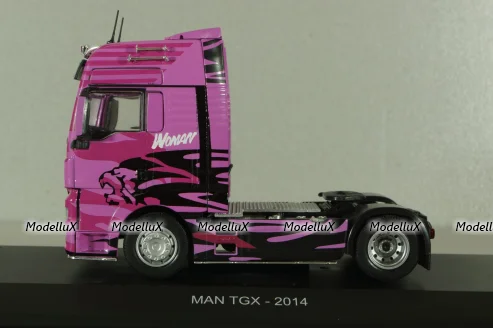 MAN TGX 2014, pink, Truck Tuning Collection #8, Hachette 1:43