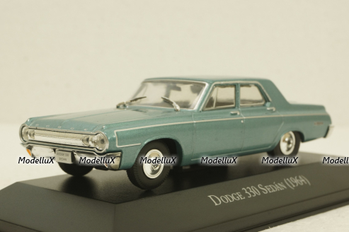 Dodge 330 Sedan, turquoise metallic, 1964, Altaya 1:43