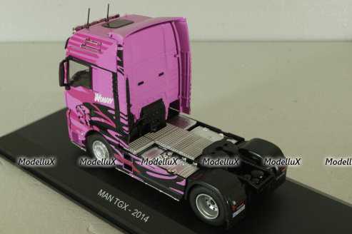 MAN TGX 2014, pink, Truck Tuning Collection #8, Hachette 1:43
