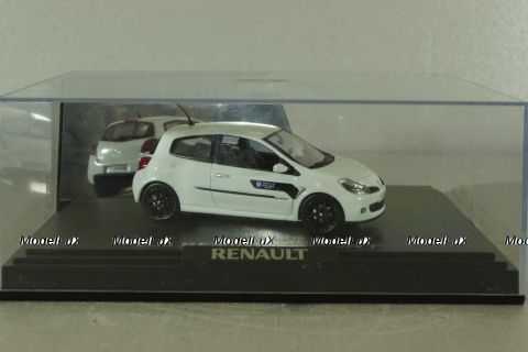 Renault Clio III RS WSR, white, Norev 1:43
