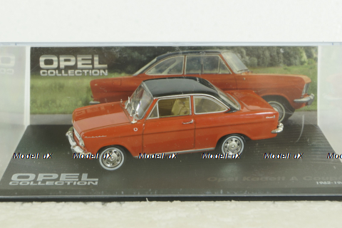 Opel Kadett A Coupe 1962 red, OPC012, Opel Collection #12 1:43