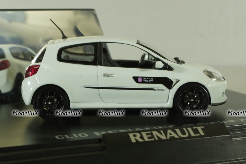Renault Clio III RS WSR, white, Norev 1:43