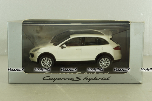 Porsche Cayenne S Hybrid (958) 2010, white, WAP0200040B, Minichamps 1:43 Уценка!