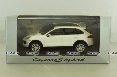 Porsche Cayenne S Hybrid (958) 2010, white, WAP0200040B, Minichamps 1:43 Уценка!